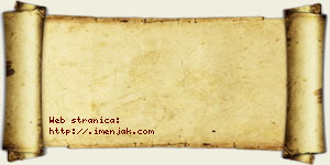 Daniel Bjelić vizit kartica